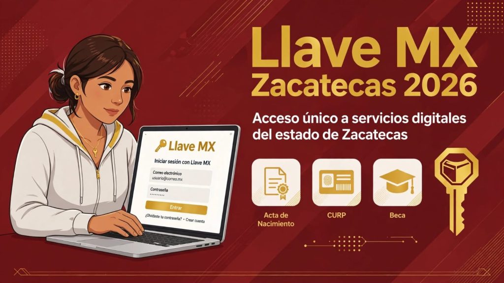 Cómo crear Llave MX Zacatecas 2026